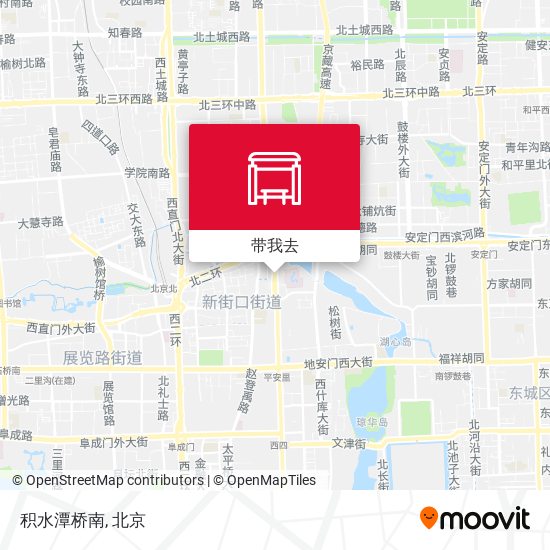 积水潭桥南地图