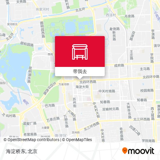 海淀桥东地图