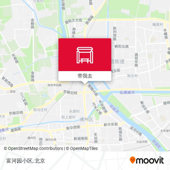 富河园小区地图