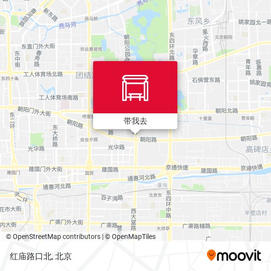 红庙路口北地图