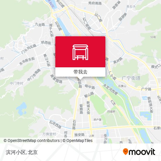滨河小区地图