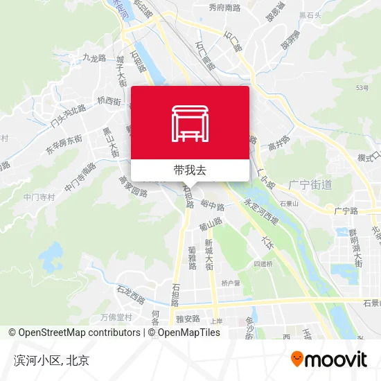 滨河小区地图