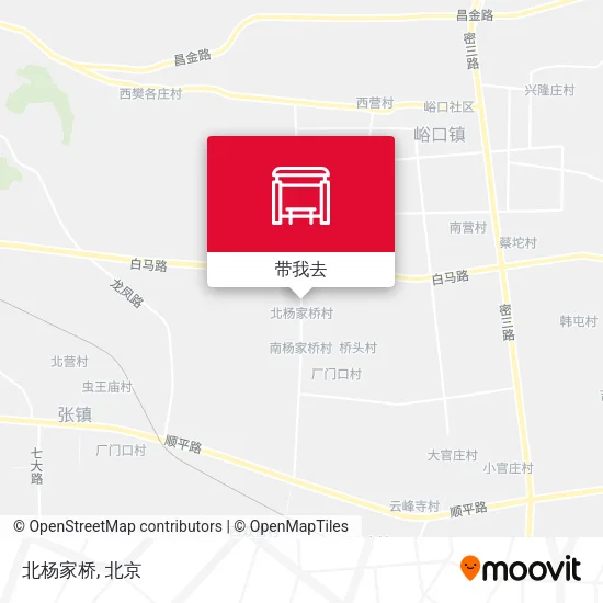 北杨家桥地图