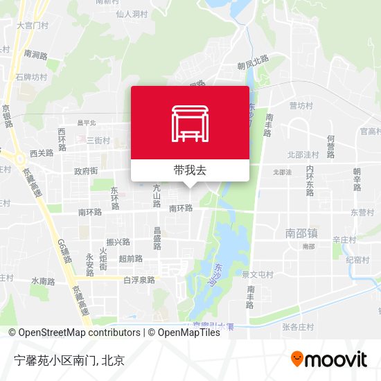 宁馨苑小区南门地图