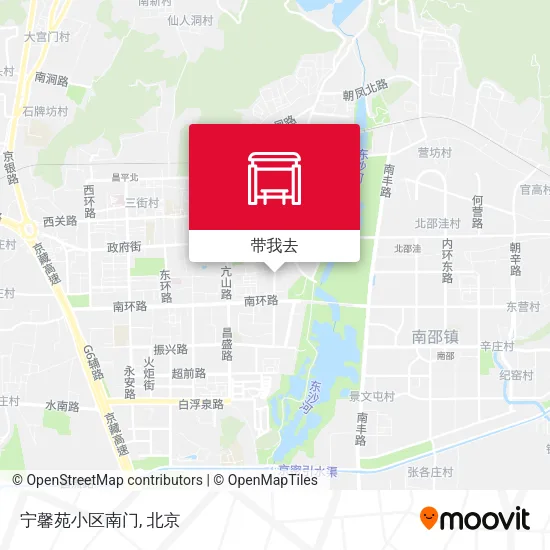 宁馨苑小区南门地图