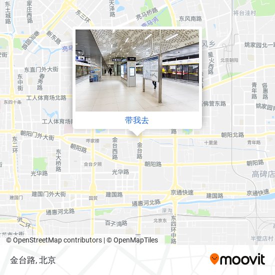 金台路地图