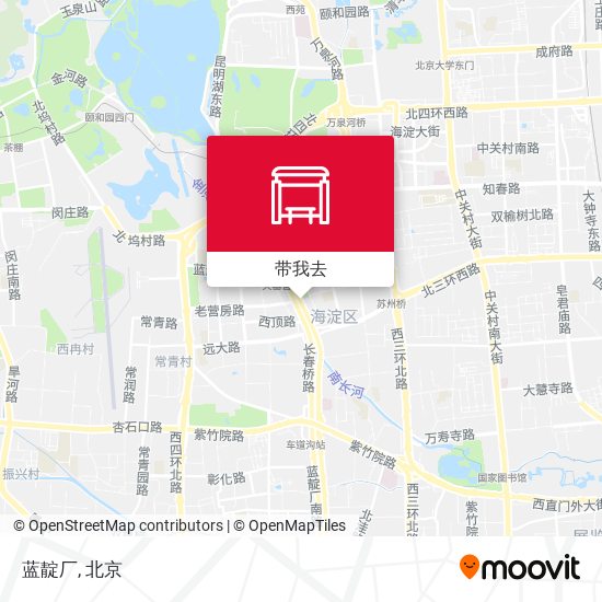 蓝靛厂地图