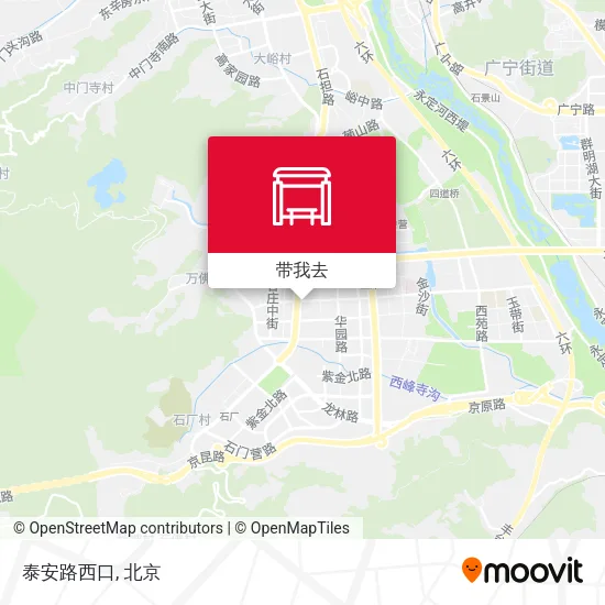 泰安路西口地图