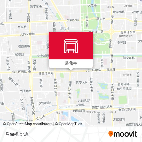 马甸桥地图
