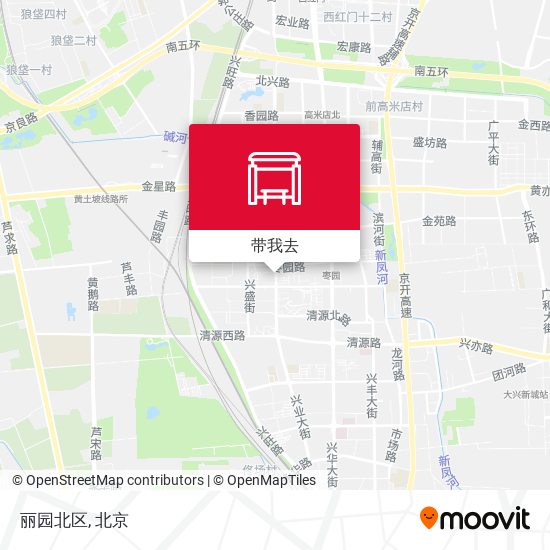 丽园北区地图