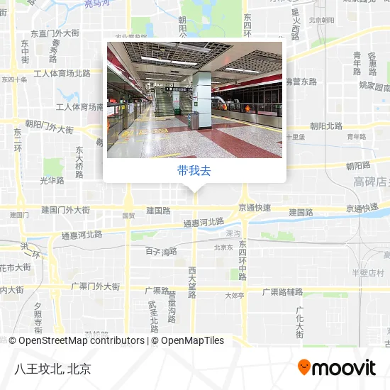 八王坟北地图