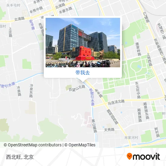 西北旺地图