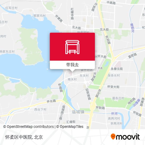怀柔区中医院地图