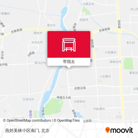 燕郊美林小区南门地图