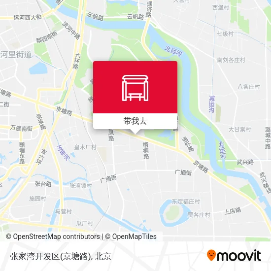 张家湾开发区(京塘路)地图