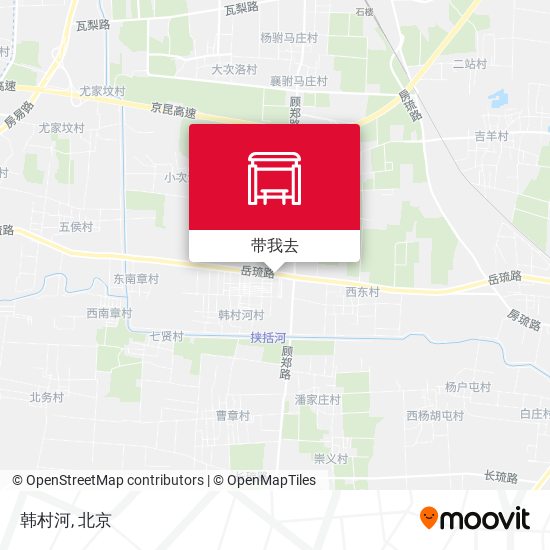 韩村河地图