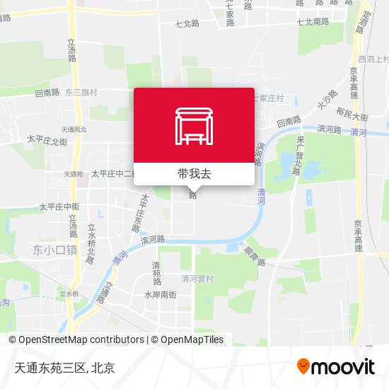 天通东苑三区地图