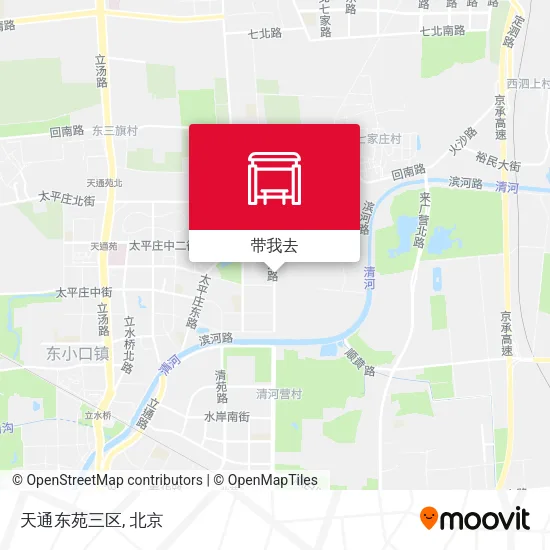 天通东苑三区地图