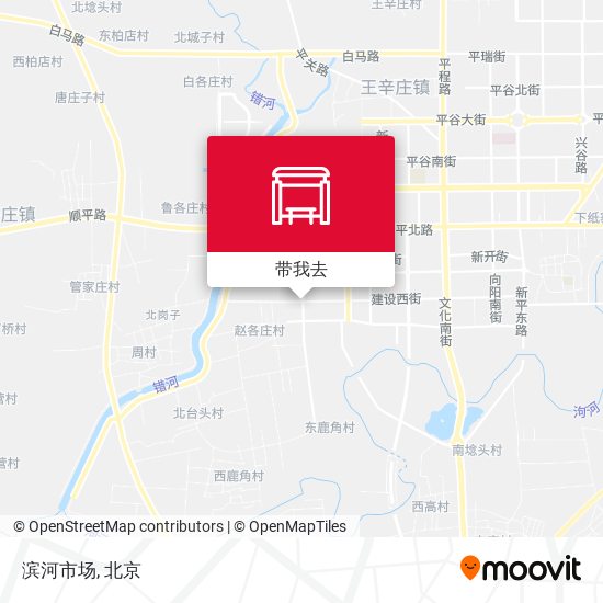 滨河市场地图
