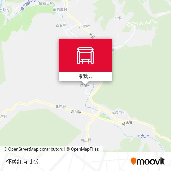 怀柔红庙地图
