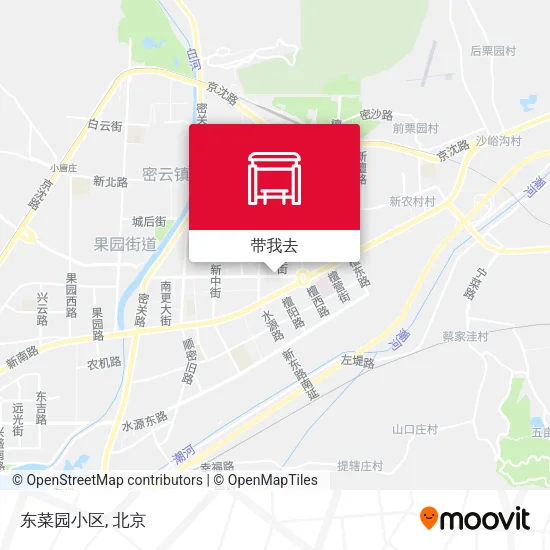 东菜园小区地图