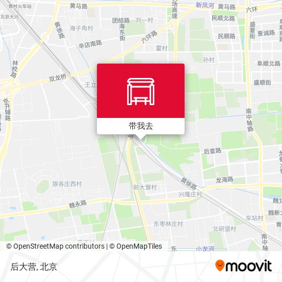 后大营地图