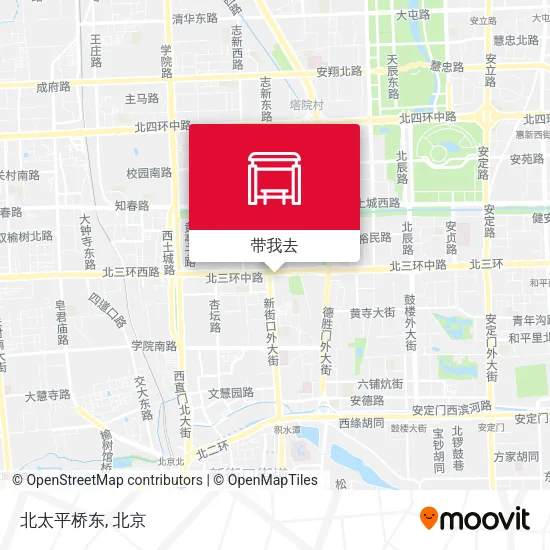 北太平桥东地图