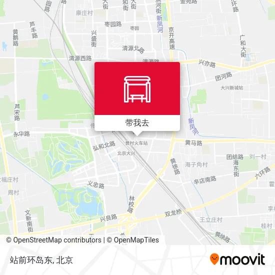 站前环岛东地图