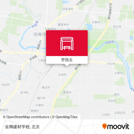 金隅建材学校地图