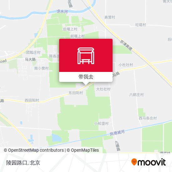 陵园路口地图