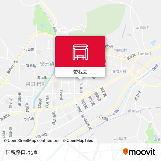 国税路口地图