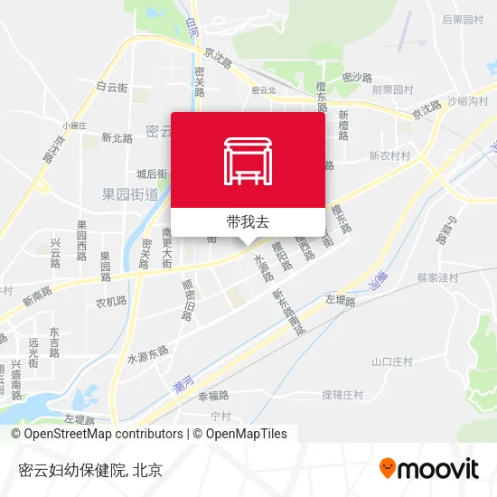 密云妇幼保健院地图
