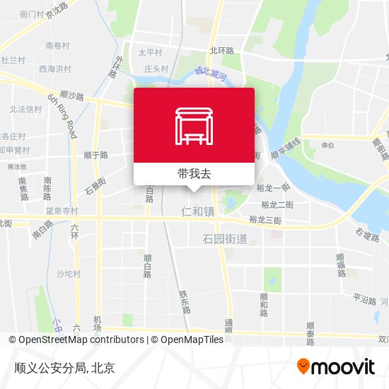 顺义公安分局地图