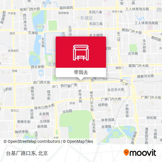 台基厂路口东地图