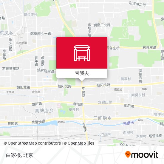 白家楼地图