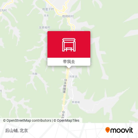 后山铺地图
