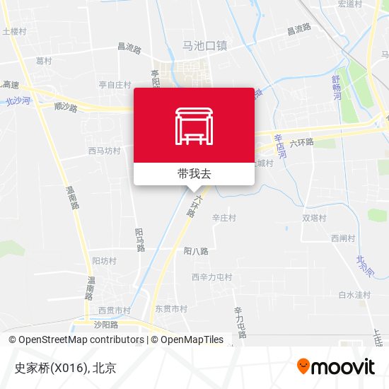 史家桥(X016)地图