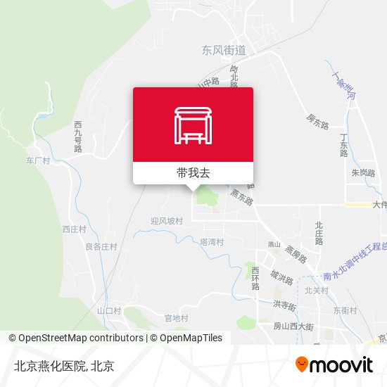 北京燕化医院地图