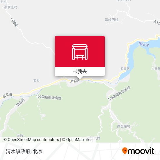 清水镇政府地图
