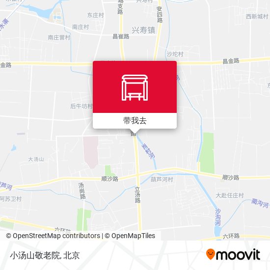 小汤山敬老院地图