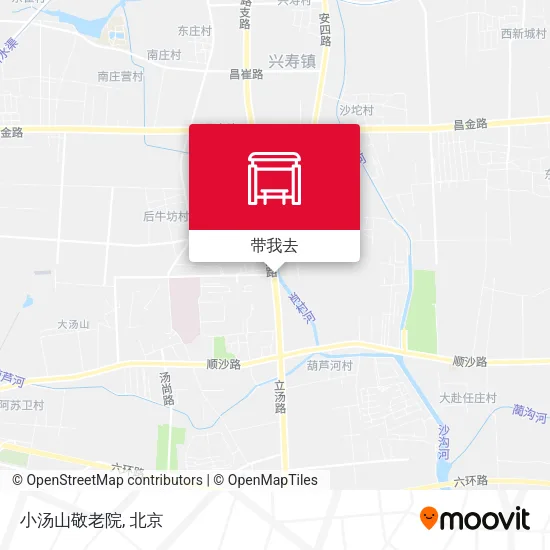 小汤山敬老院地图