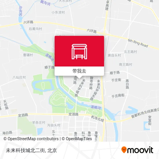 未来科技城北二街地图