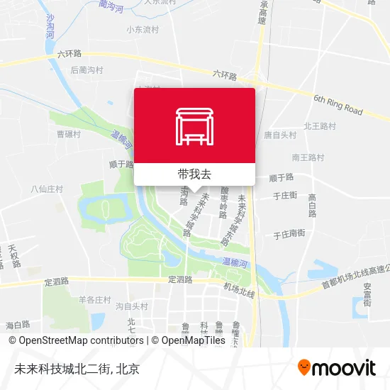 未来科技城北二街地图