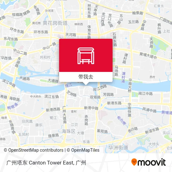 广州塔东 Canton Tower East地图