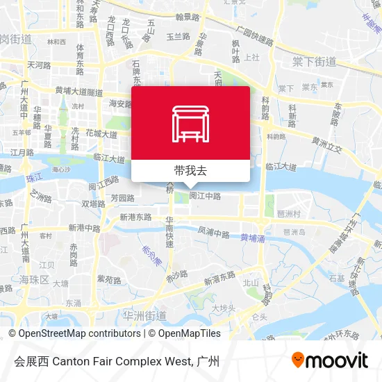 会展西 Canton Fair Complex West地图