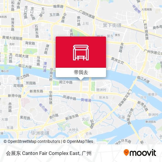 会展东 Canton Fair Complex East地图