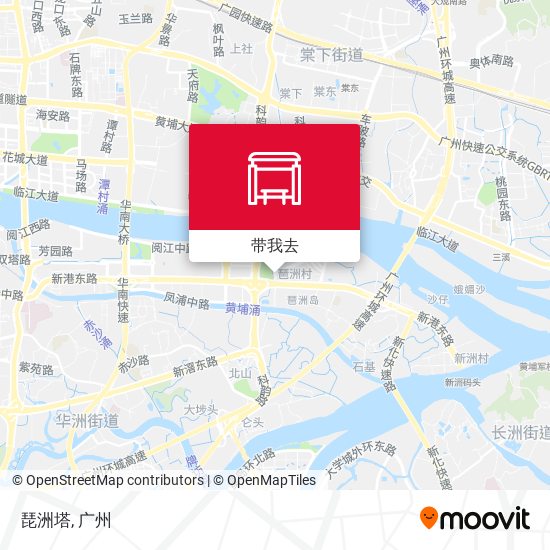琵洲塔地图