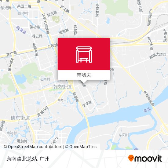 康南路北总站地图