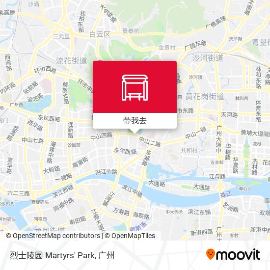 烈士陵园 Martyrs' Park地图