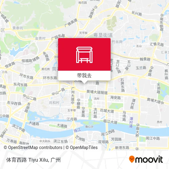 体育西路 Tiyu Xilu地图